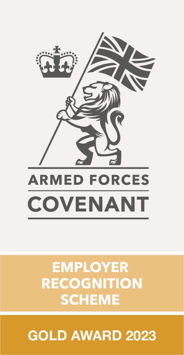 Armed forces covenant employee recognition scheme gold award winner
