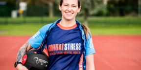 Servicewoman ran for 24 hours while handcuffed to a 3kg ball in aid of mental health awareness