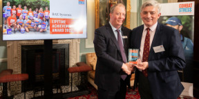  BAE Systems honoured with Lifetime Achievement Award by Combat Stress