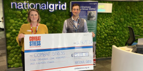 National Grid employees raise over £5000 in aid of veterans’ mental health 