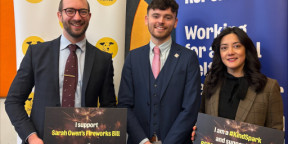 Combat Stress co-hosts parliamentary drop-in event to discuss the harmful impact of fireworks