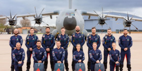 RAF Falcons make Combat Stress their chosen charity for the season