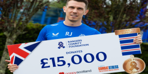 Rangers FC Foundation donates £15,000 to Armed Forces Charities 