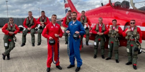 RAF Red Arrows take military mental health challenge over £100,000 ahead of Eastbourne Airshow 